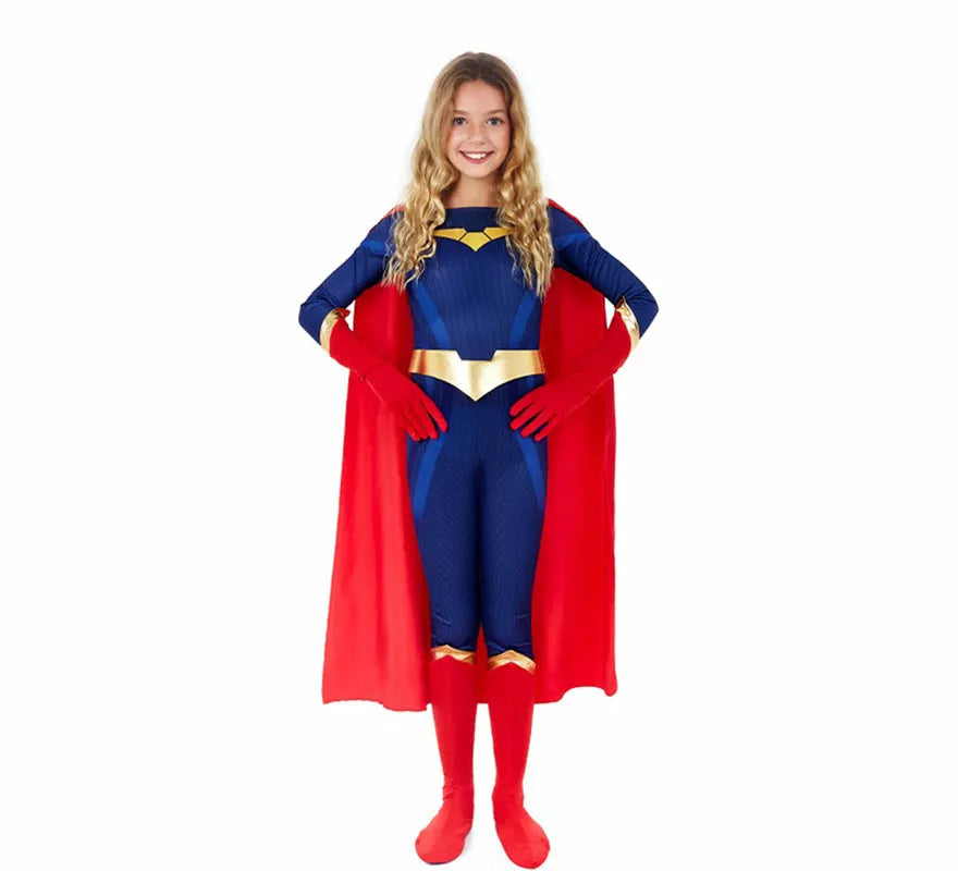 Translation missing: fr.Disfraz de Superheroína Premium para niña