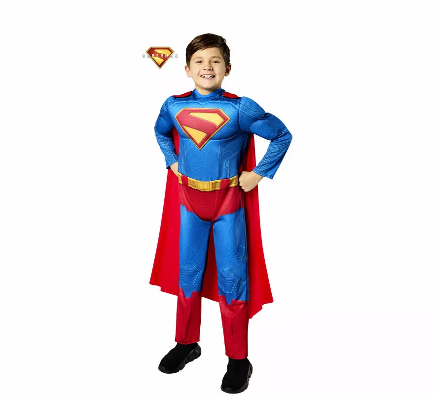 Translation missing: fr.Disfraz de Superman Deluxe para niño