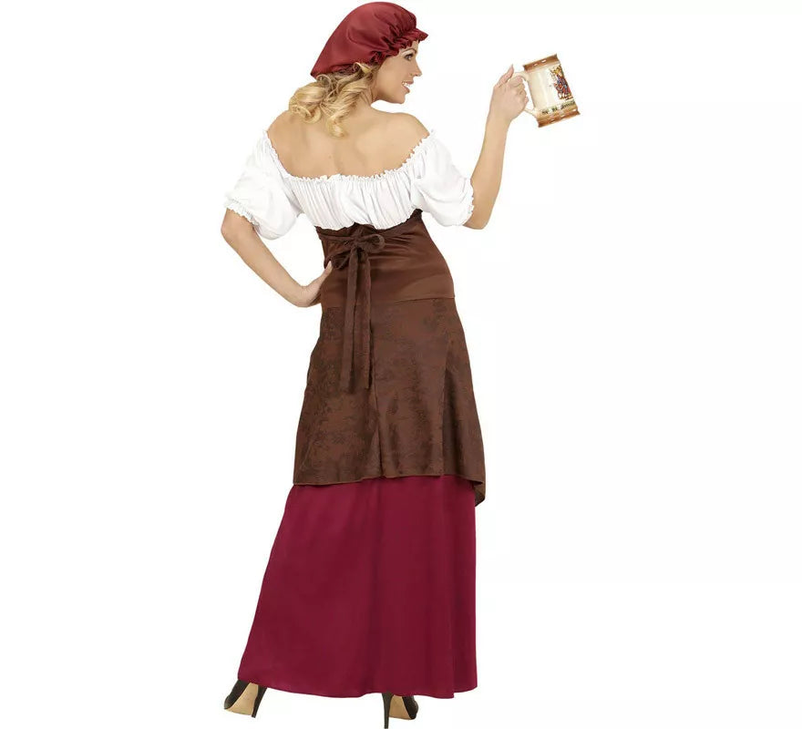 Translation missing: fr.Disfraz de Tabernera Medieval Alegre para mujer