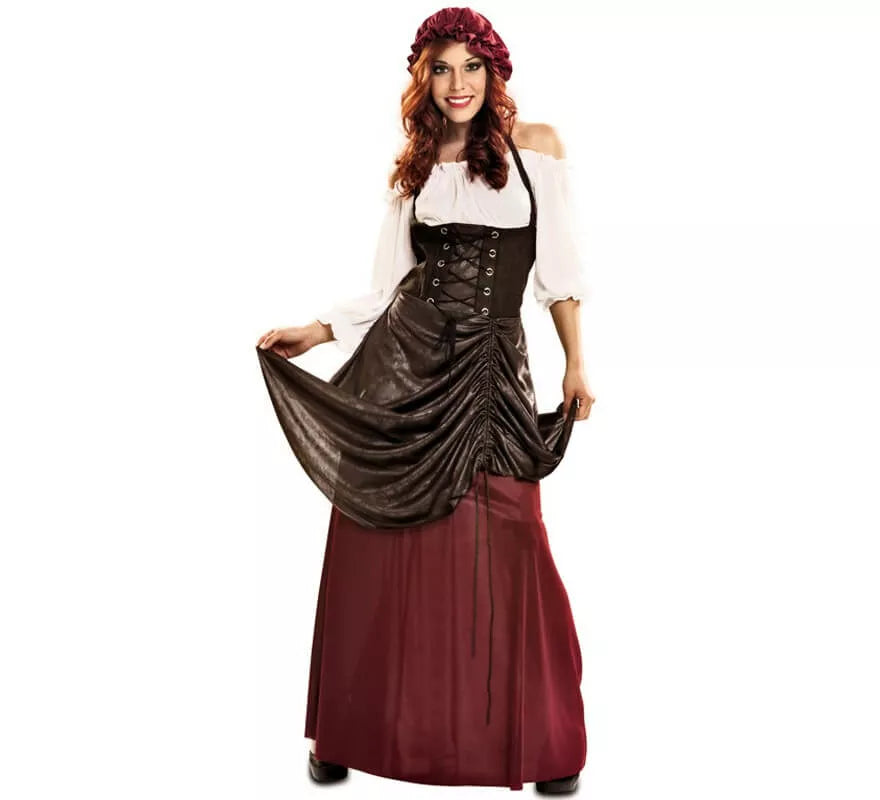 Translation missing: fr.Disfraz de Tabernera medieval para mujer