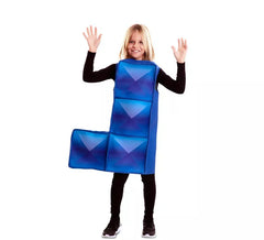 Costume bleu Tetris pour les enfants