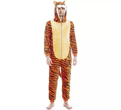 Déguisement tigre rayé orange homme