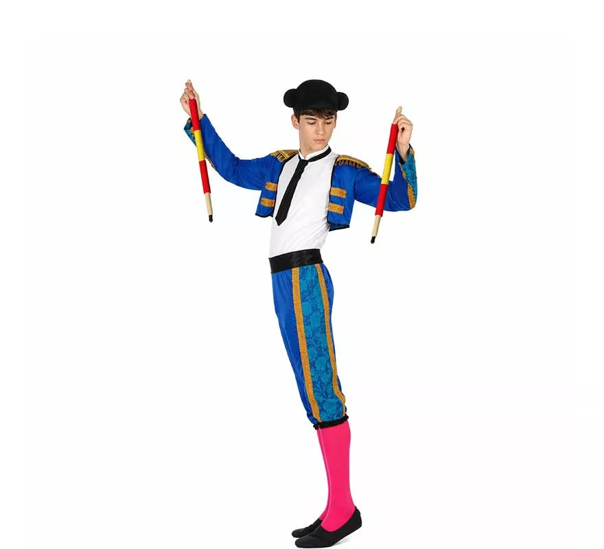 Translation missing: fr.Disfraz de Torero Azul para Hombre