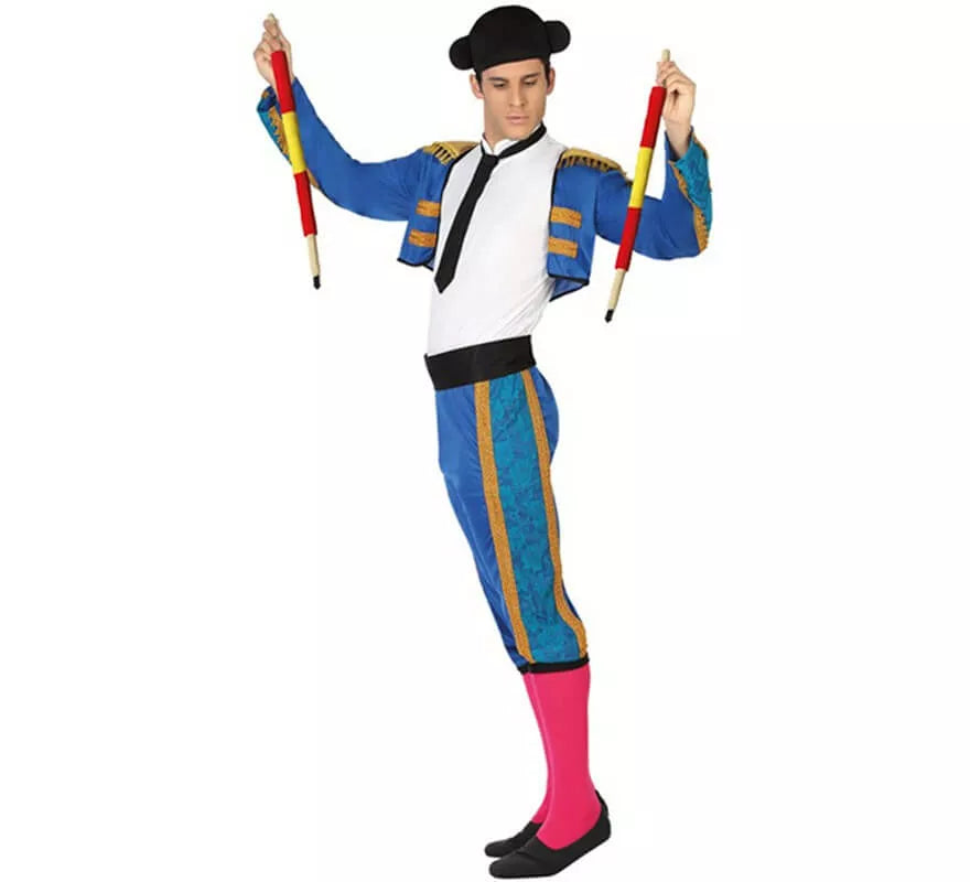 Translation missing: fr.Disfraz de Torero Azul para Hombre