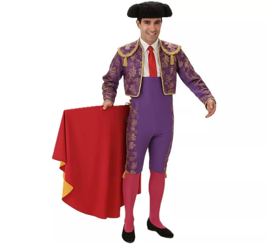 Translation missing: fr.Disfraz de Torero Morado para hombre