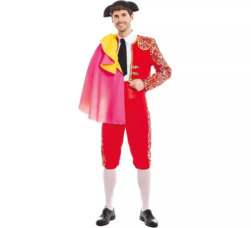 Translation missing: fr.Disfraz de Torero rojo Español para hombre
