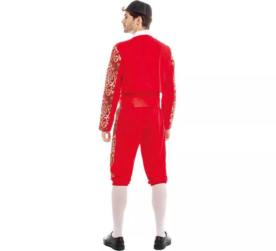 Translation missing: fr.Disfraz de Torero rojo Español para hombre