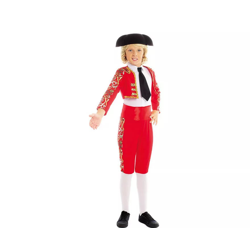 Translation missing: fr.Disfraz de Torero rojo Español para niño