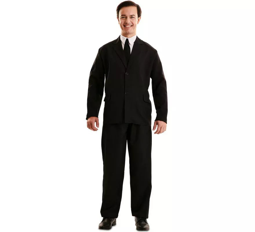 Translation missing: fr.Disfraz de Traje de Hombre de Negro para adulto
