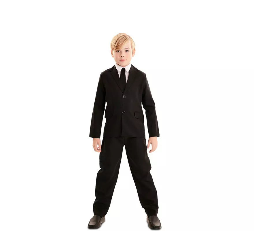 Translation missing: fr.Disfraz de Traje de Hombre de Negro para niños