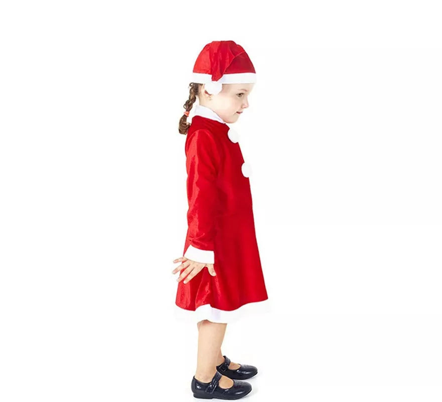 Translation missing: fr.Disfraz de Traje Mamá Noel para bebé y niña