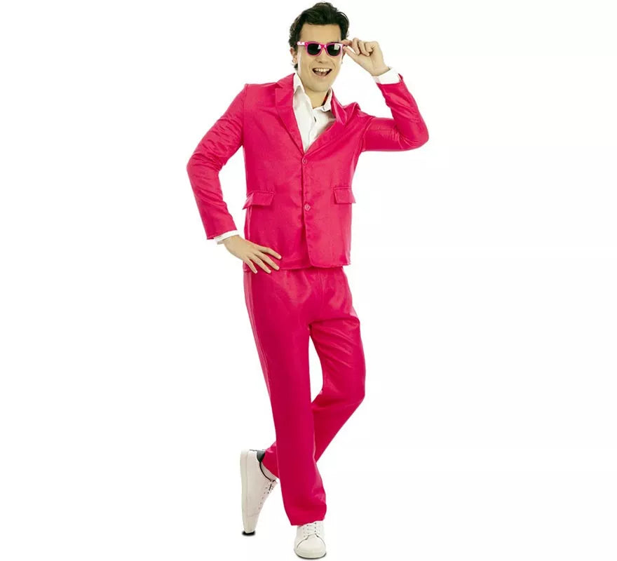 Translation missing: fr.Disfraz de Traje Neón rosa para hombre