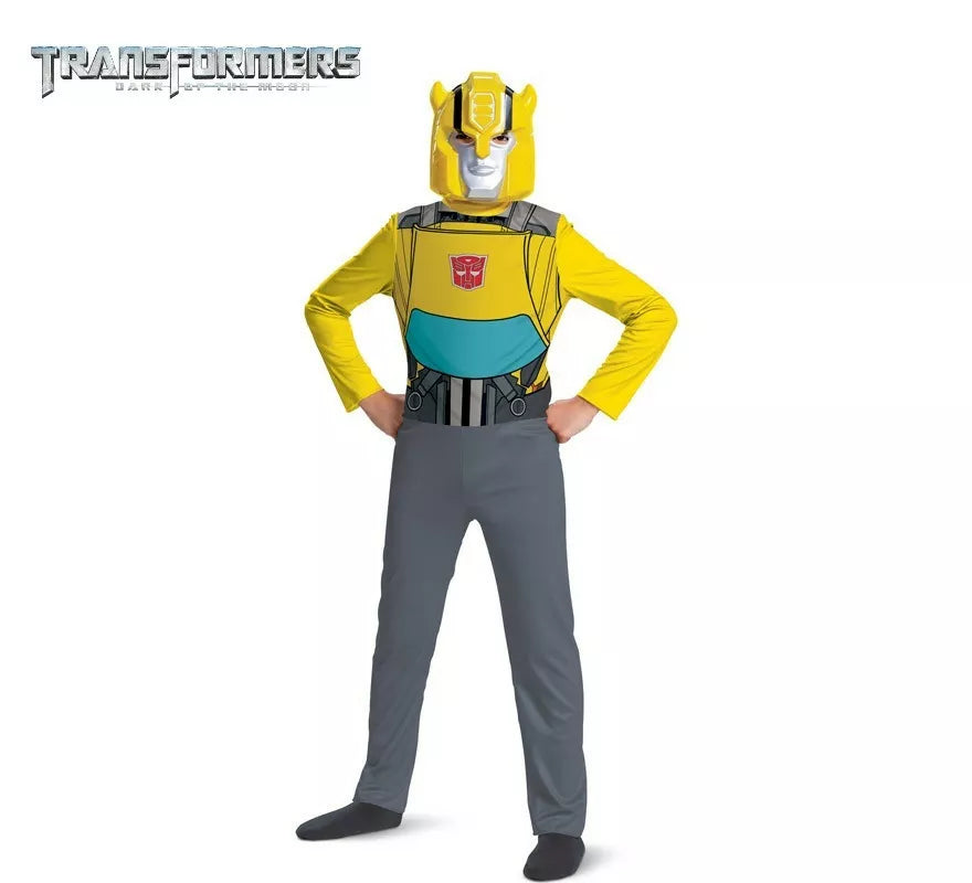 Translation missing: fr.Disfraz de Transformers Bumblebee Básico para niño