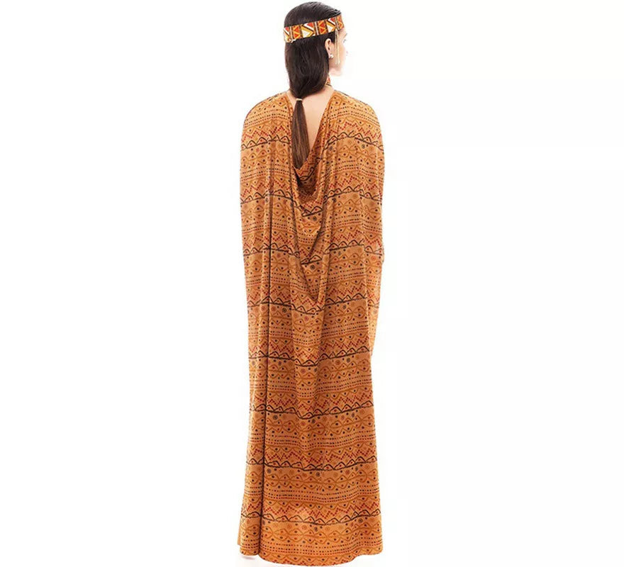 Translation missing: fr.Disfraz de Tribal Africana amarillo y marrón para mujer