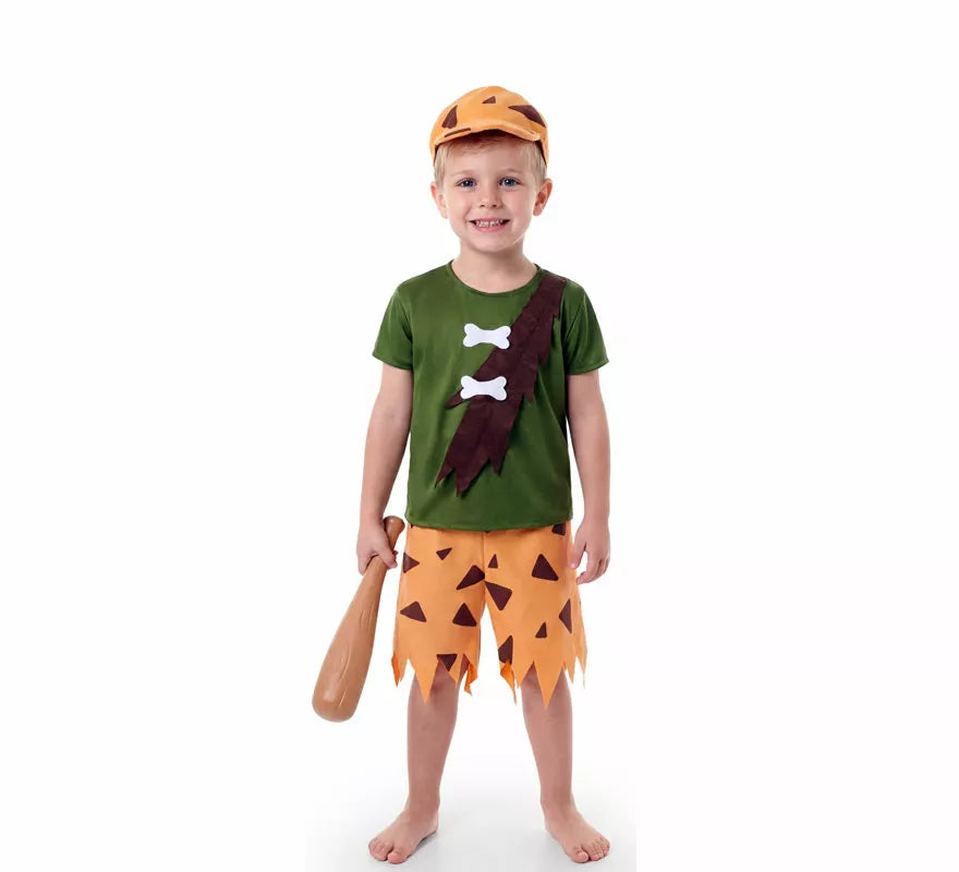 Disfraz de Troglodita con Gorra para niño