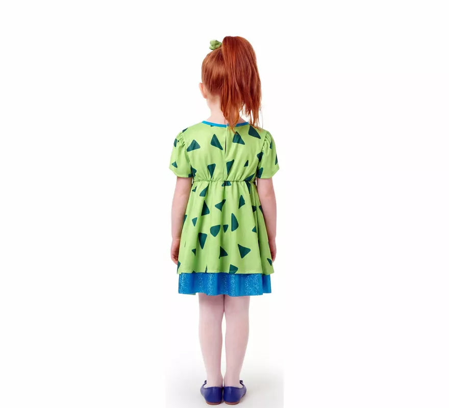 Disfraz de Troglodita verde para niña