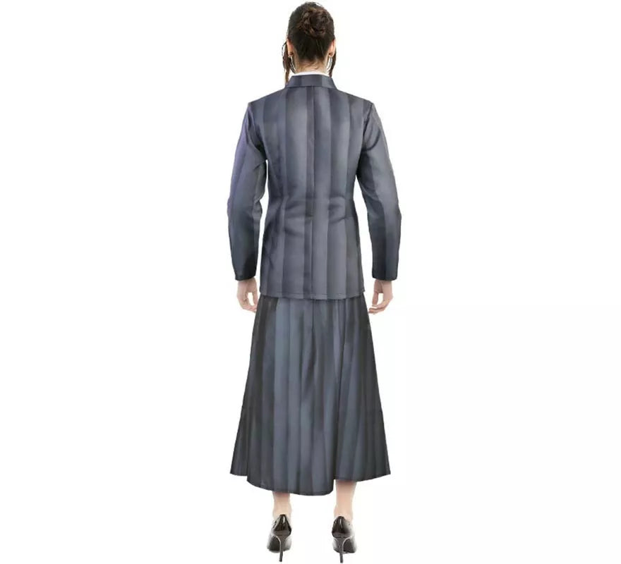 Translation missing: fr.Disfraz de Uniforme Escolar Gótico a rayas para mujer