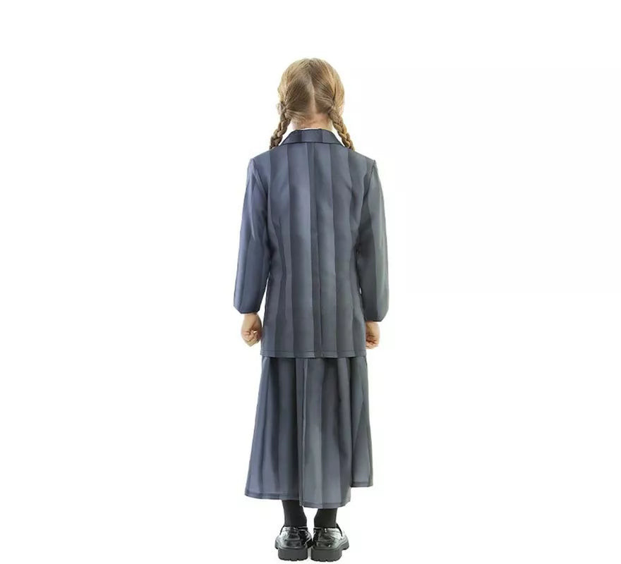 Translation missing: fr.Disfraz de Uniforme Escolar Gótico a rayas para niña y adolescente