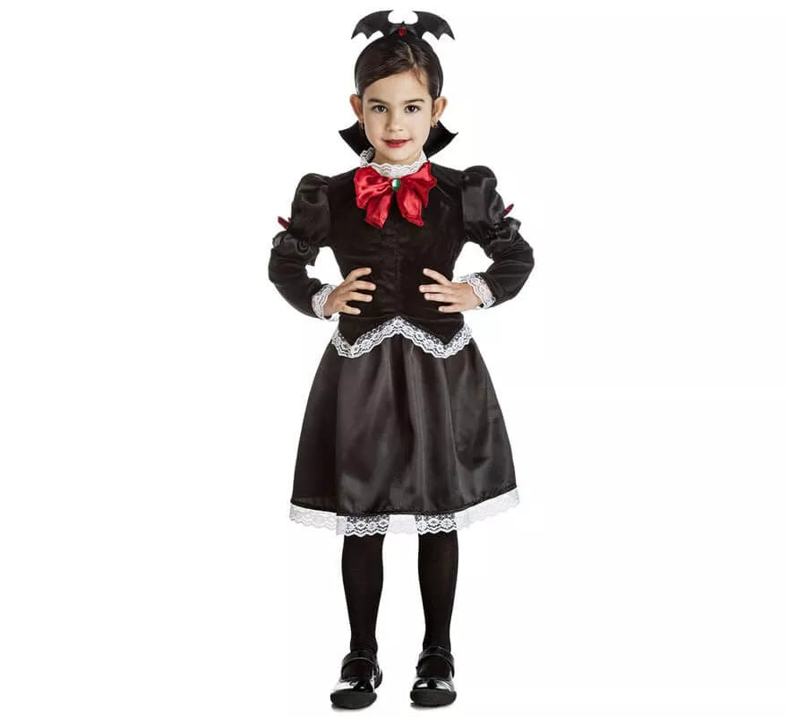 Translation missing: fr.Disfraz de Vampira Gótica oscura para niña