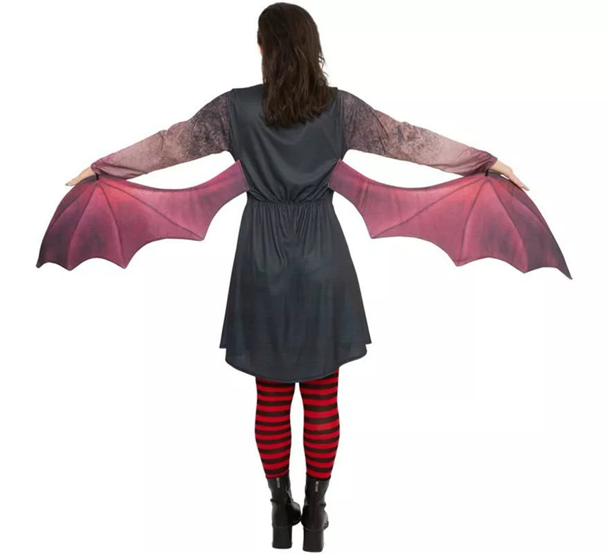 Translation missing: fr.Disfraz de Vampira oscura con alas para mujer
