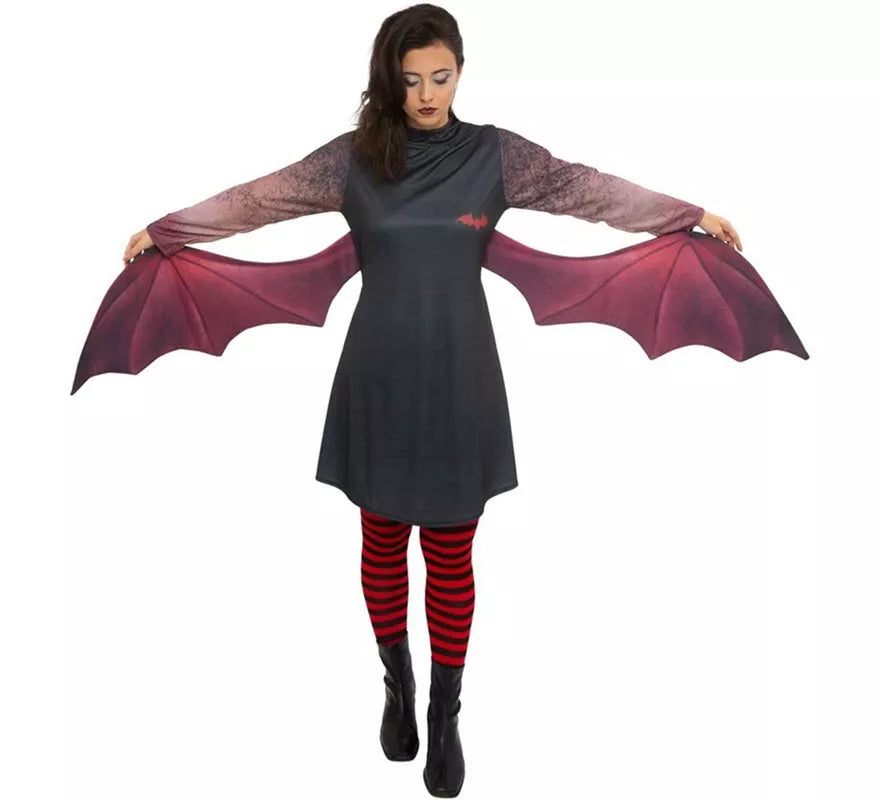 Translation missing: fr.Disfraz de Vampira oscura con alas para mujer