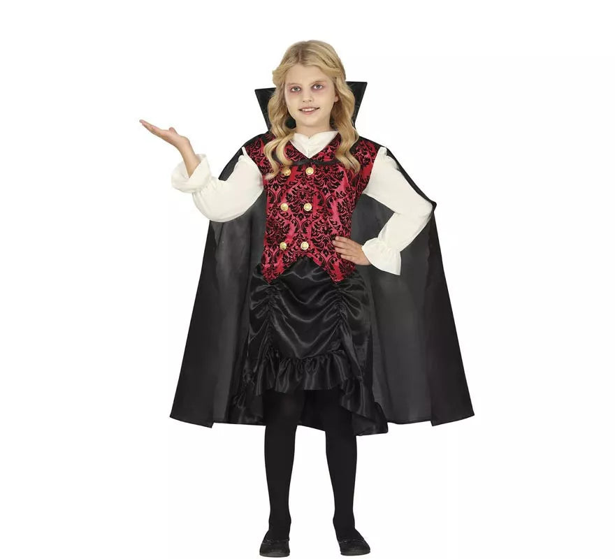 Translation missing: fr.Disfraz de Vampiresa Clásica para niña