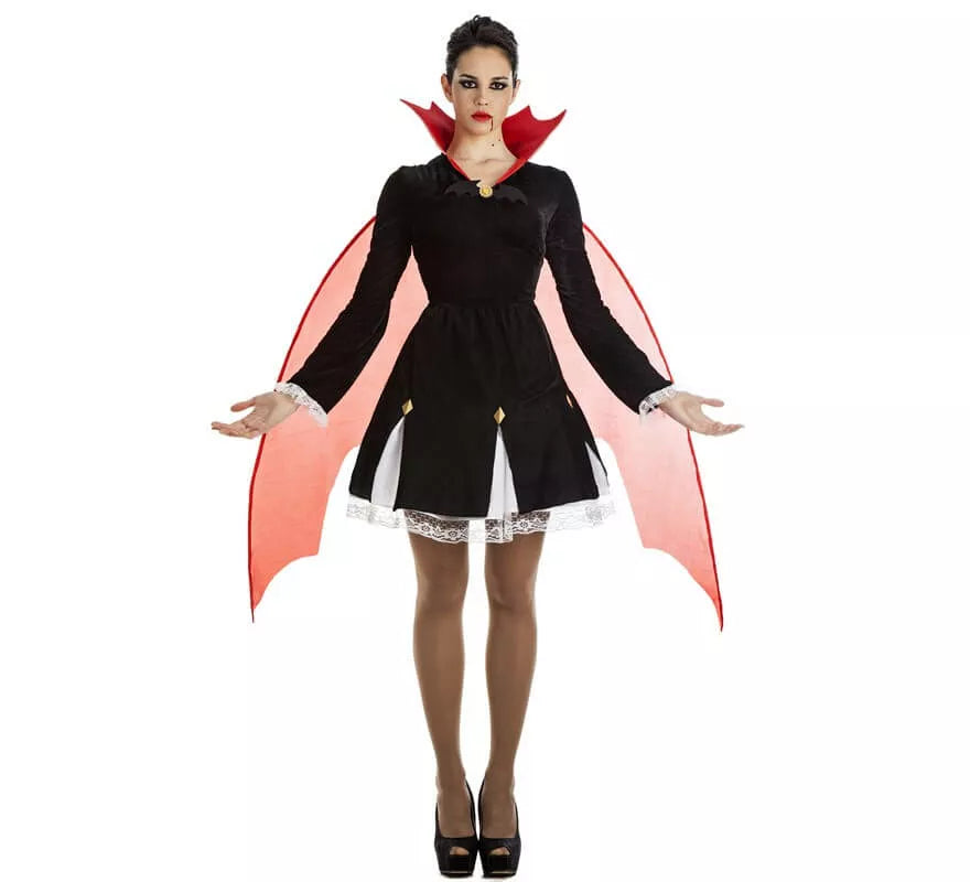 Translation missing: fr.Disfraz de Vampiresa con Alas para mujer
