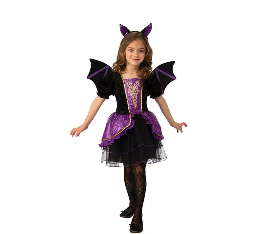 Translation missing: fr.Disfraz de Vampiresa con Alas para niña