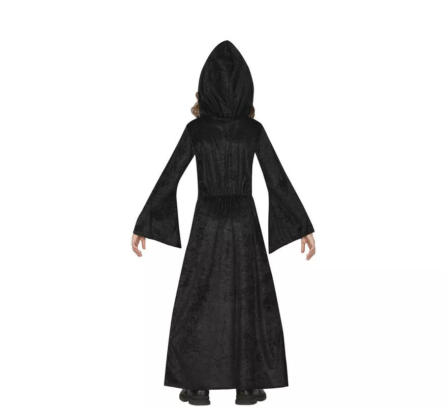 Translation missing: fr.Disfraz de Vampiresa con capucha negra para niña