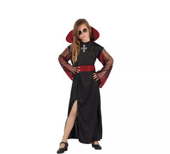 Déguisement Vampire avec cou pour fille