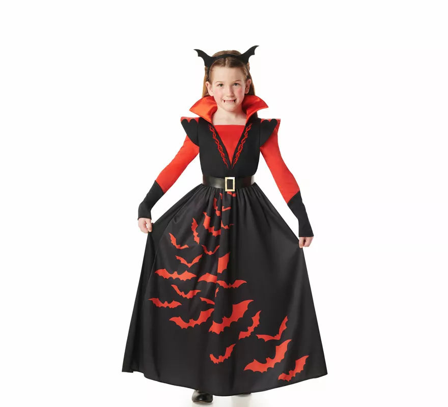 Translation missing: fr.Disfraz de Vampiresa con Diadema para niña