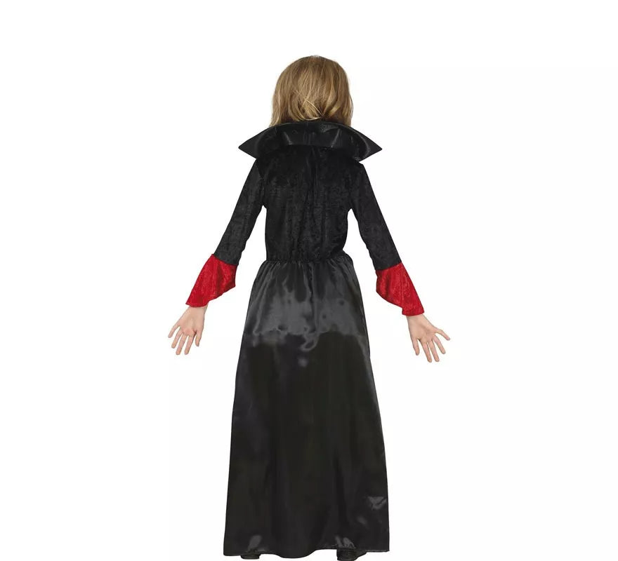 Translation missing: fr.Disfraz de Vampiresa con vestido largo para niña