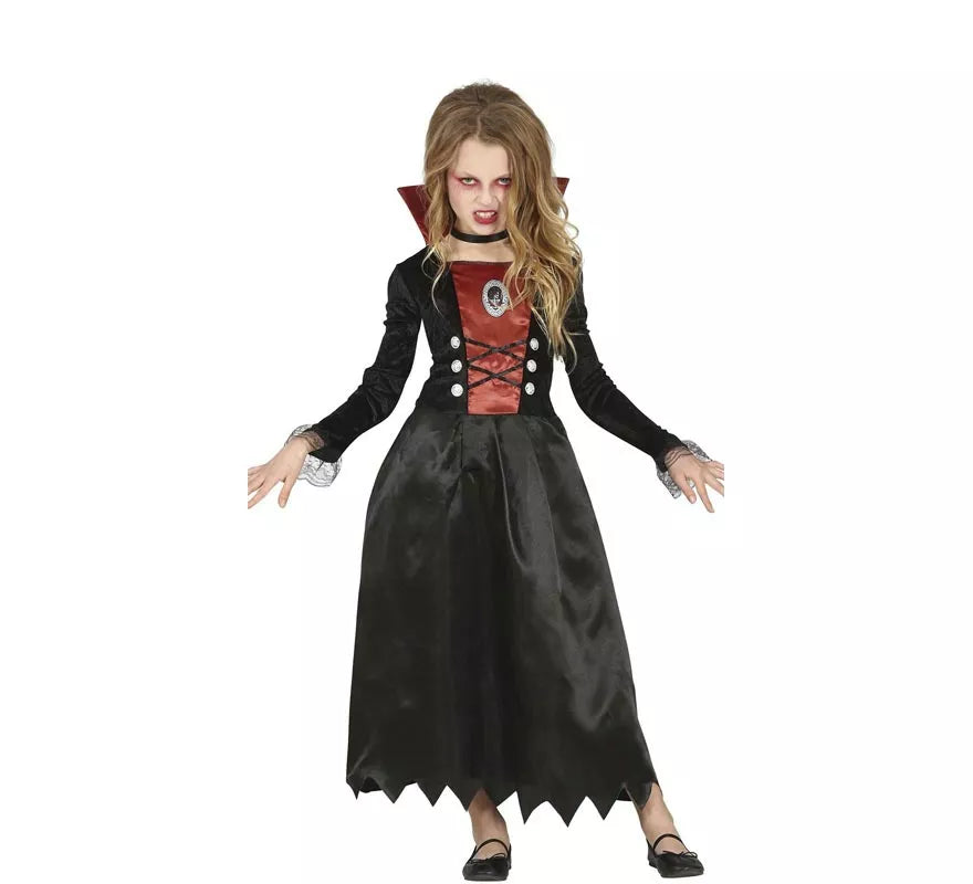 Translation missing: fr.Disfraz de Vampiresa de Época para niña