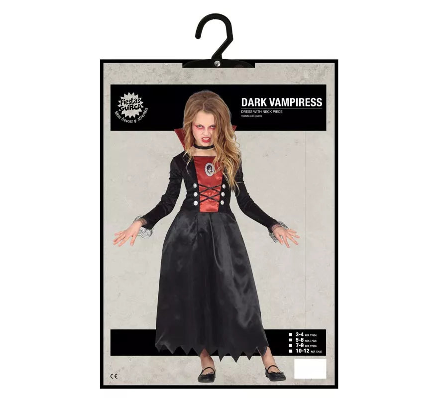 Translation missing: fr.Disfraz de Vampiresa de Época para niña