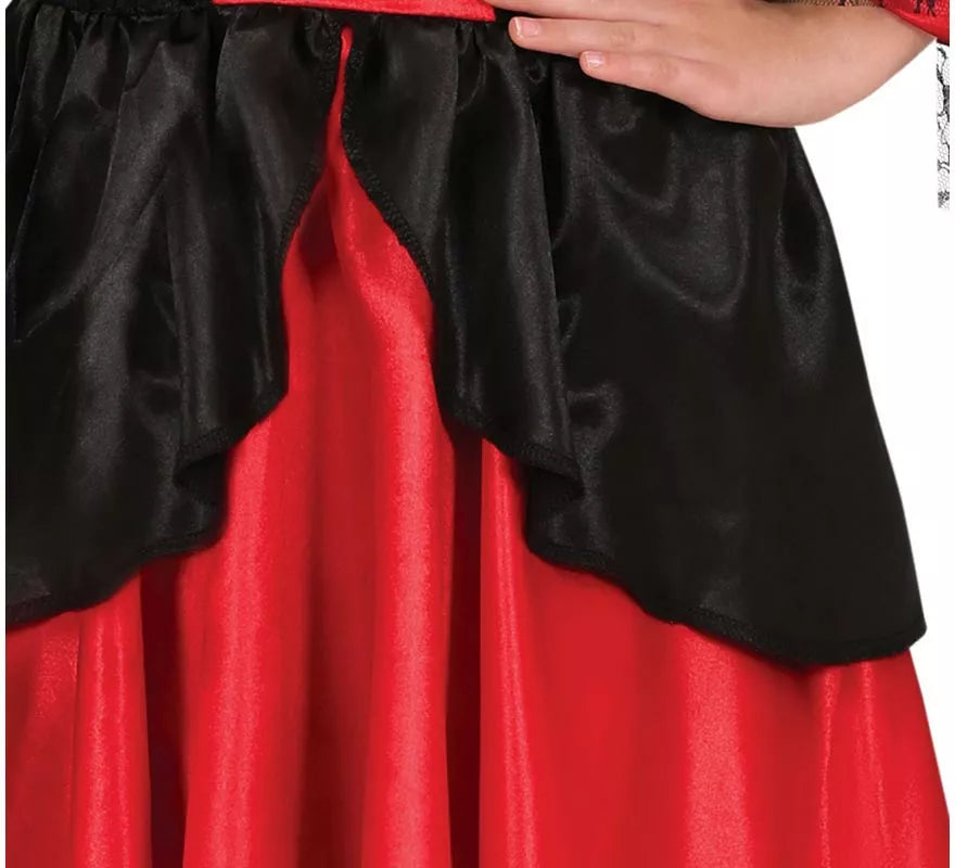 Disfraz de Vampiresa Elegante para niña