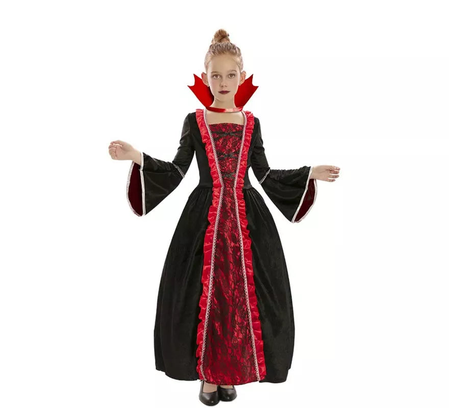 Translation missing: fr.Disfraz de Vampiresa Elegante para niña