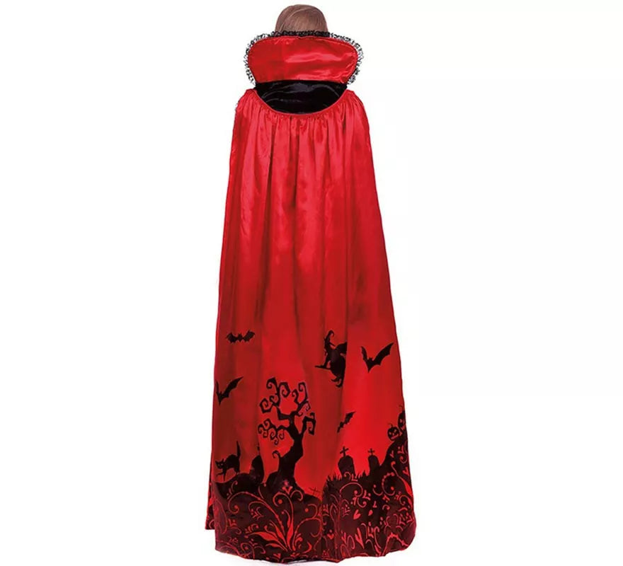 Translation missing: fr.Disfraz de Vampiresa Estampado Deluxe para mujer