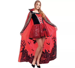 Costume de vampire imprimé de luxe pour femme