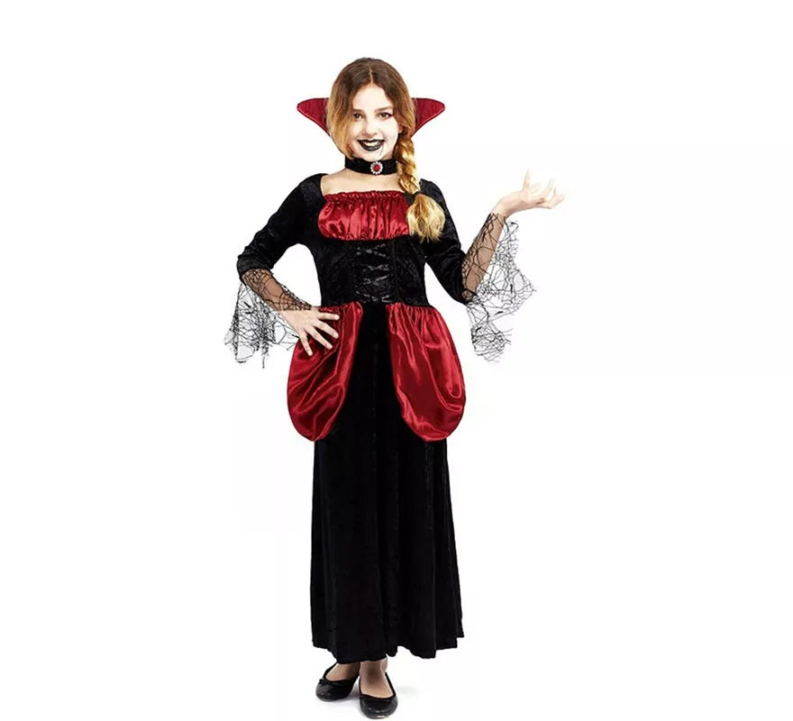Translation missing: fr.Disfraz de Vampiresa Gótica para niña