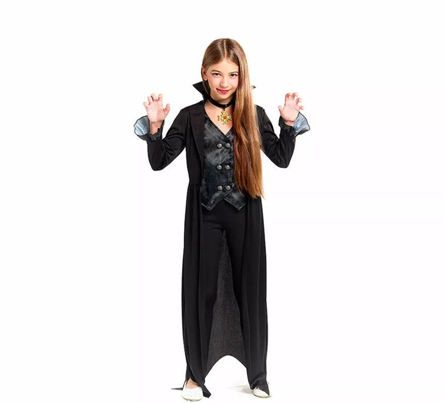 Translation missing: fr.Disfraz de Vampiresa Gótica para niña
