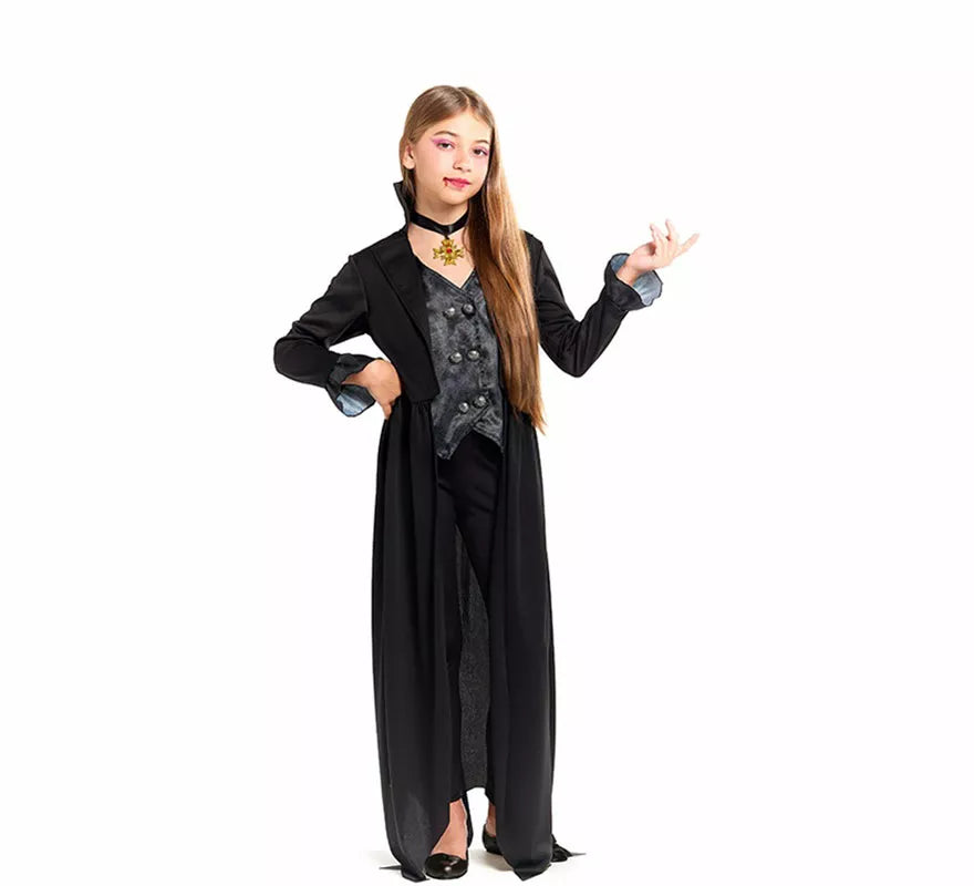 Translation missing: fr.Disfraz de Vampiresa Gótica para niña