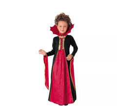 Déguisement de Vampiresse Gothique Rouge pour fille