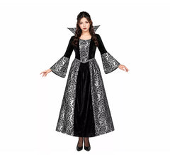 Costume de vampire gris et noir pour femme