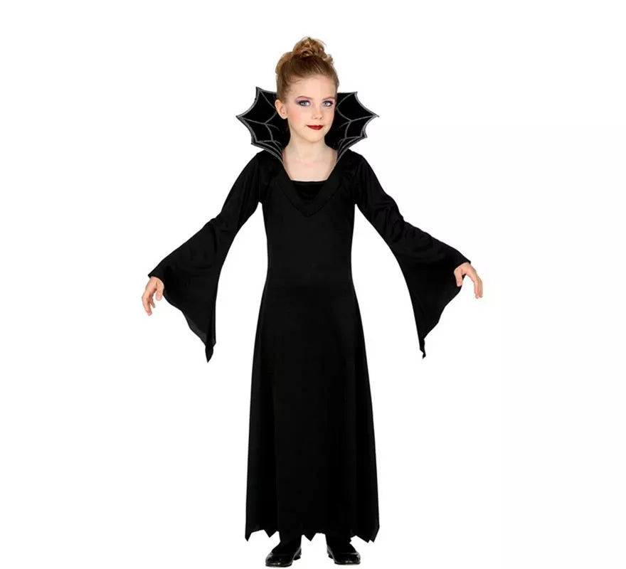 Translation missing: fr.Disfraz de Vampiresa negro para niña