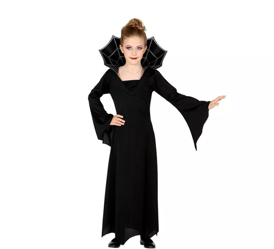 Translation missing: fr.Disfraz de Vampiresa negro para niña