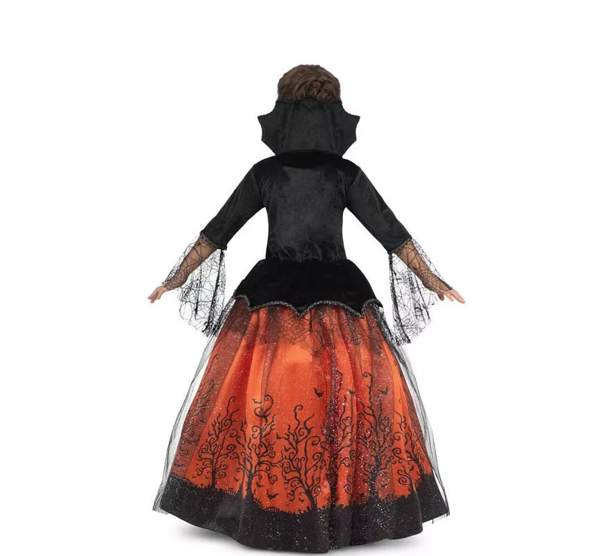 Translation missing: fr.Disfraz de Vampiresa Reina de Halloween para niña