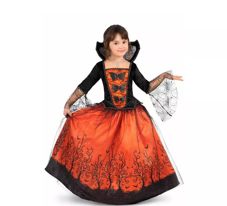 Translation missing: fr.Disfraz de Vampiresa Reina de Halloween para niña
