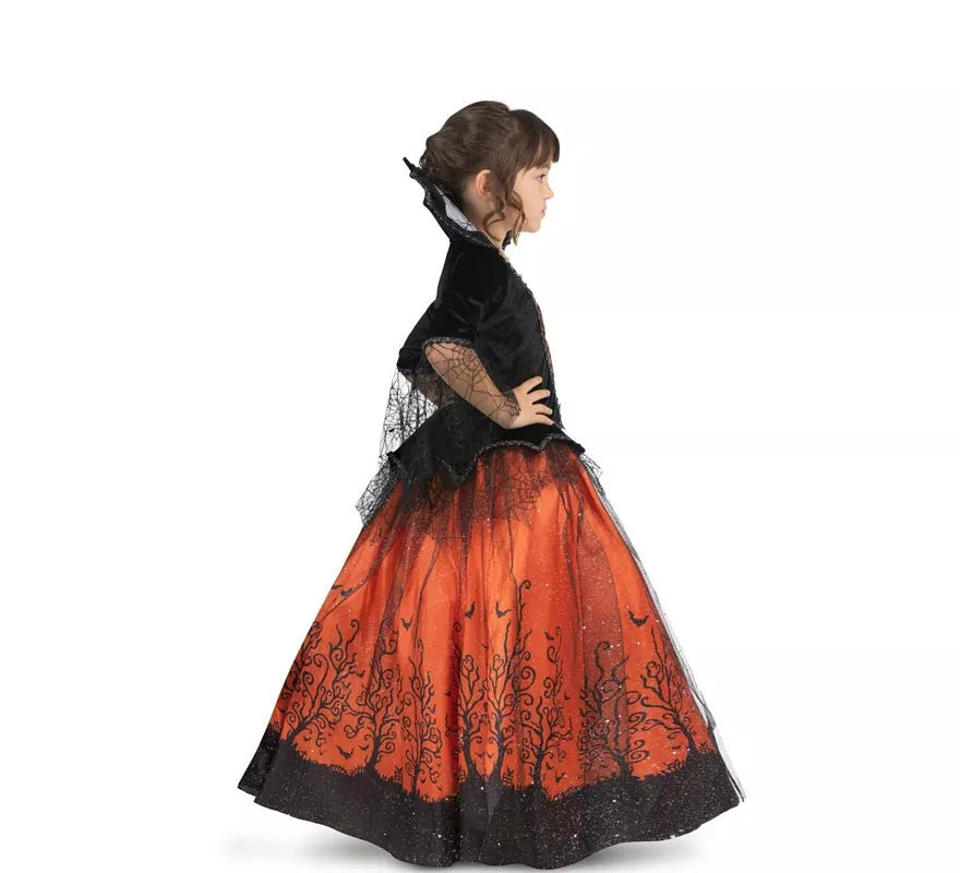 Translation missing: fr.Disfraz de Vampiresa Reina de Halloween para niña