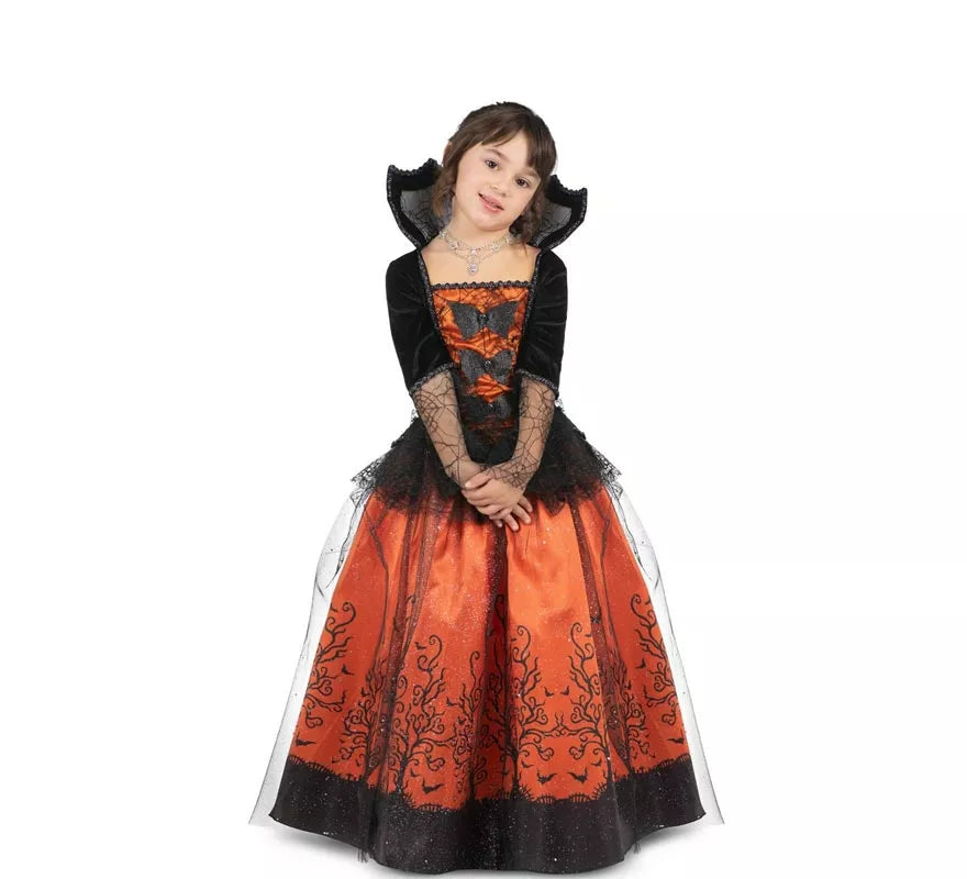 Translation missing: fr.Disfraz de Vampiresa Reina de Halloween para niña