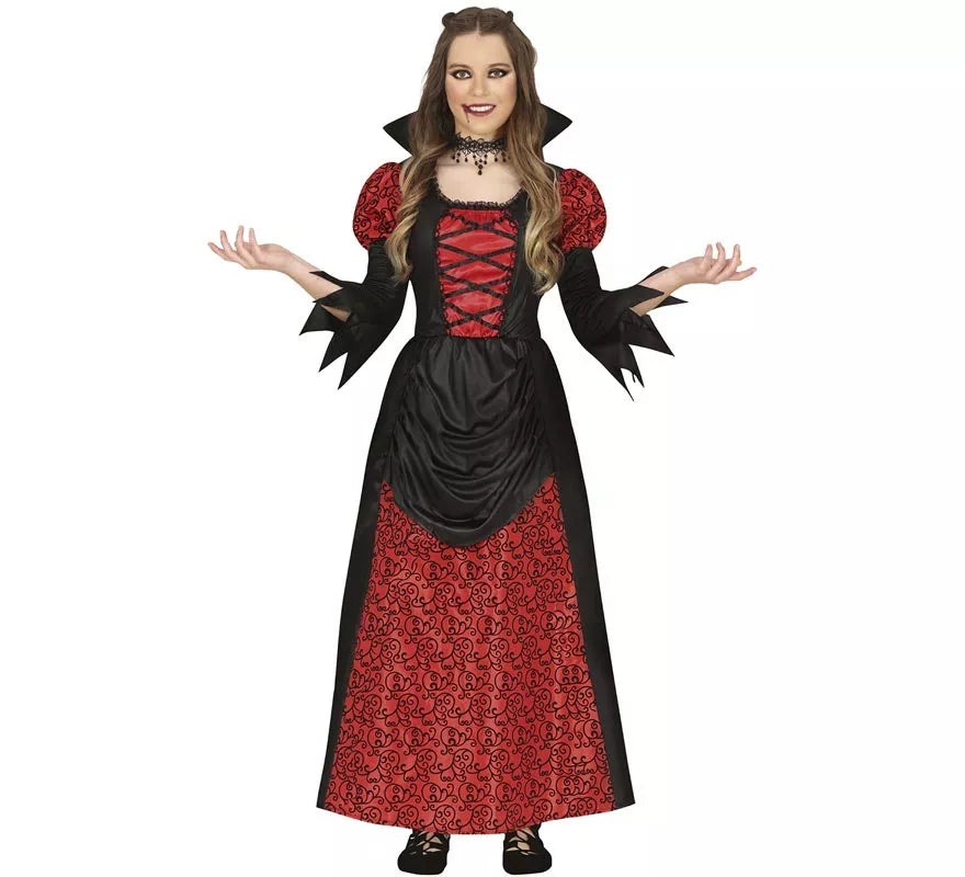 Disfraz de Vampiresa Roja para mujer